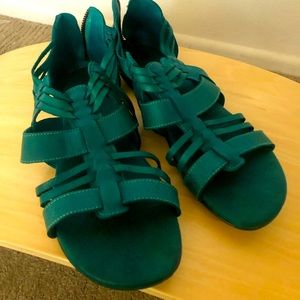 BedStu Cara sandals. Teal. Size 8. Gently worn.
